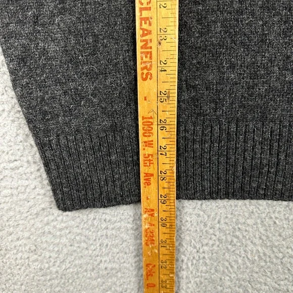 Pendleton Woolen Mills Mens XL Sweater Crewneck Dark Gray Shetland Wool Pullover